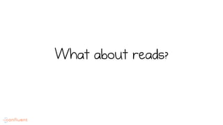 What about reads?
 