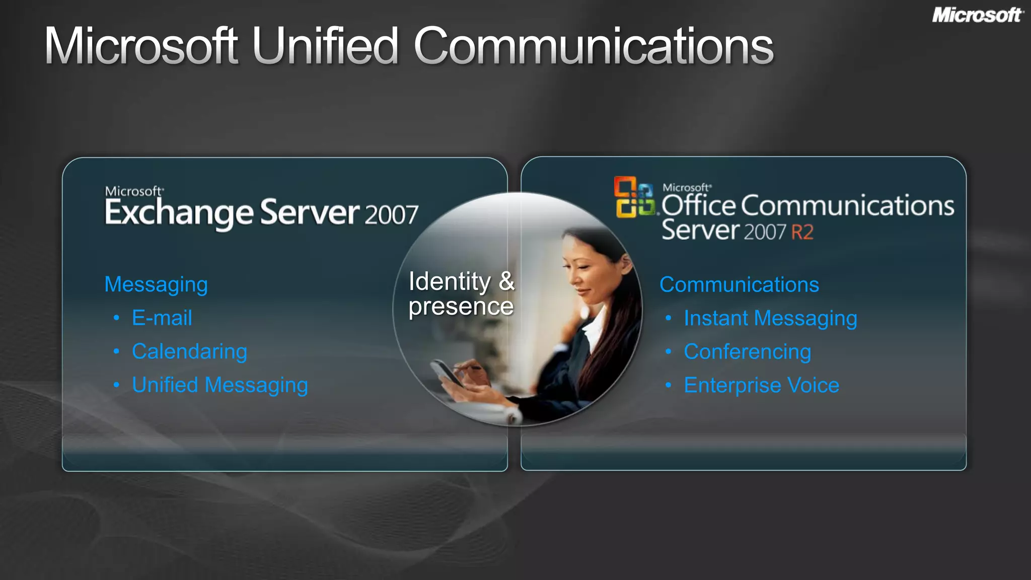 Wewanttobe mobile withthe same access!Momentum in Microsoft UC„…um die Vorgabe des Andritz Group Managements bezüglich Einsparungspotenzialen bei den Reise- und Telefonkosten umzusetzen, wurde das Projekt „Microsoft Office Communications Server 2007 (OCS)“ mit dem Schwerpunkt Audioconferencing und Informations-/Applikationssharing mit Erfolg durchgeführt. Die Andritz AG geht davon aus, dass sich das Projekt aufgrund der Einsparungen innerhalb von 6 Monaten amortisieren wird.“Alfred ReitmaierApril 2009, Senior Manager Network & Communications
