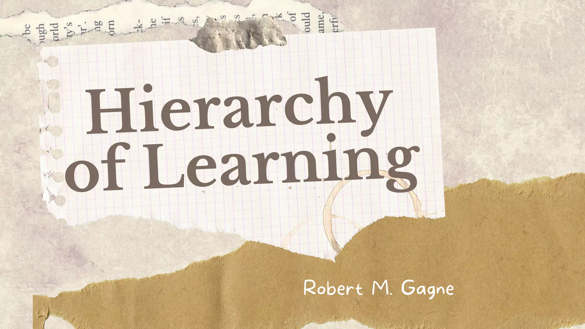 Hierarchy Of Learning Gagne | PDF | Education