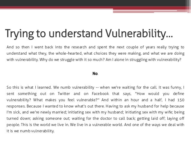 the power of vulnerability essay