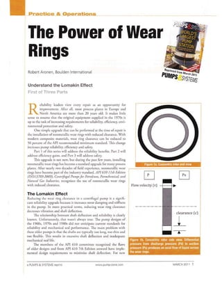 The Power Of Wear Rings   Pumps &amp; Systems Magazine