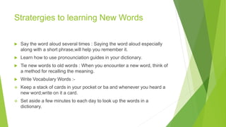 Stack Pronounciation The power of words | PPTX