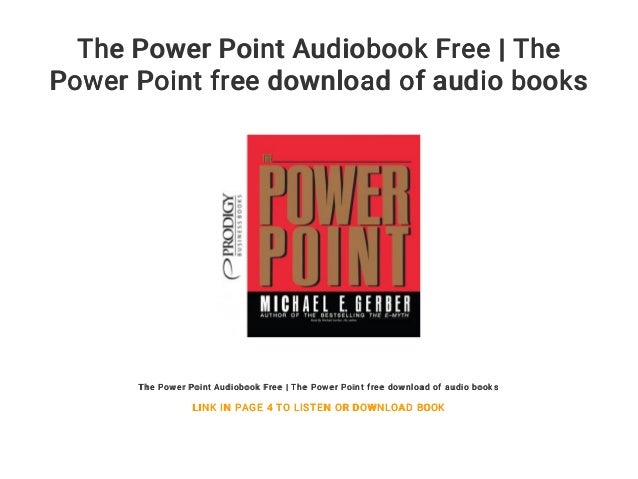 the power point audiobook free the power point free power point books