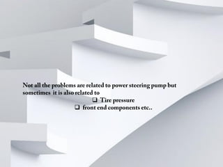 The Power Steering System Of Vehicle | PDF
