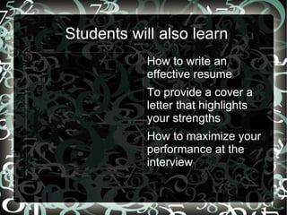 Identify strategies for effective study groups 