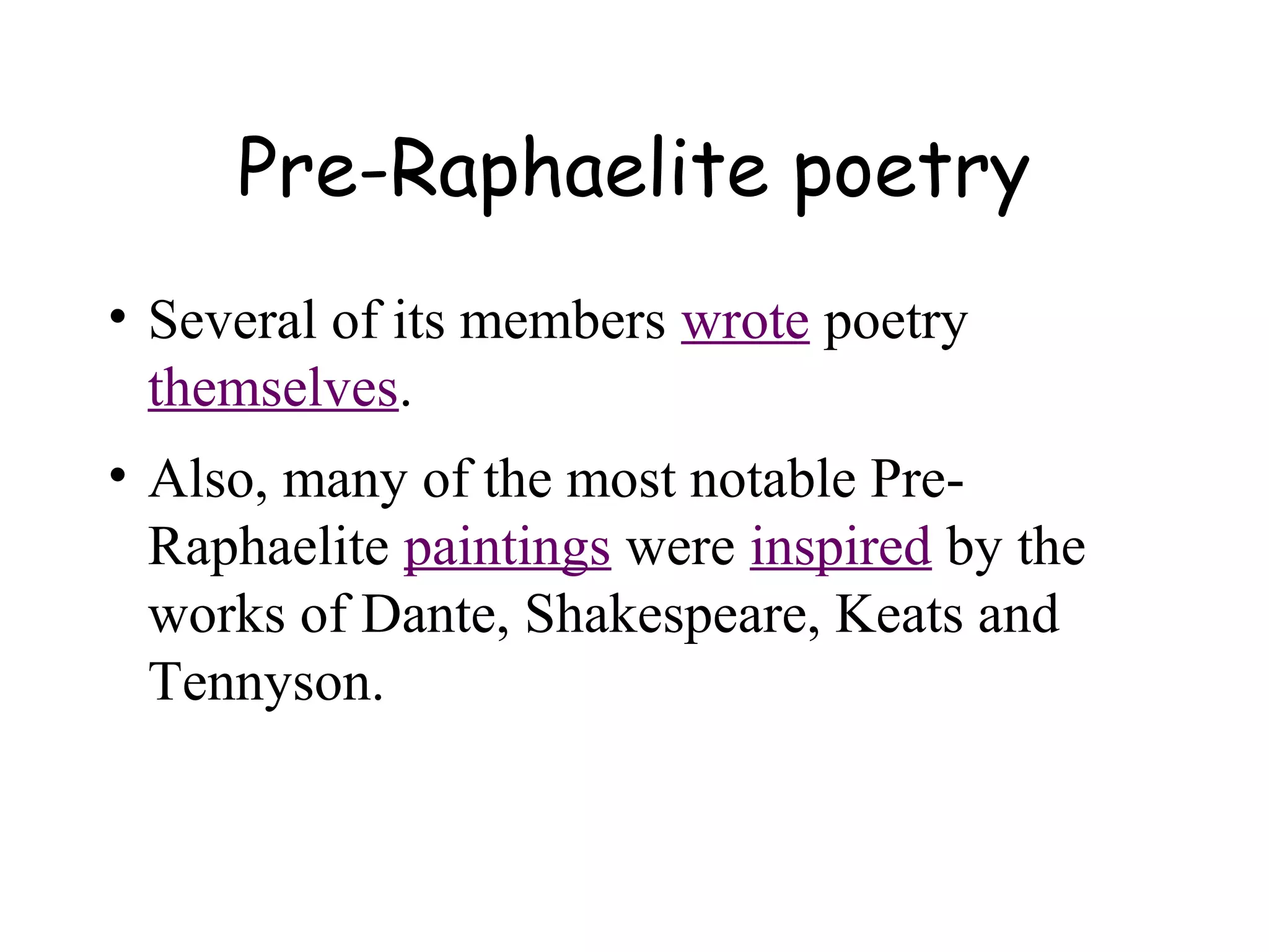 The pre raphaelite brotherhood(1) | PPT