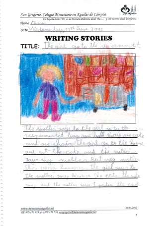 Our story book 2ºB Colegio San Gregorio (Curso 2011/2012)