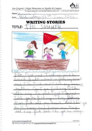 Our story book 2ºB Colegio San Gregorio (Curso 2011/2012)