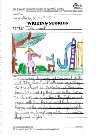 Our story book 2ºB Colegio San Gregorio (Curso 2011/2012)