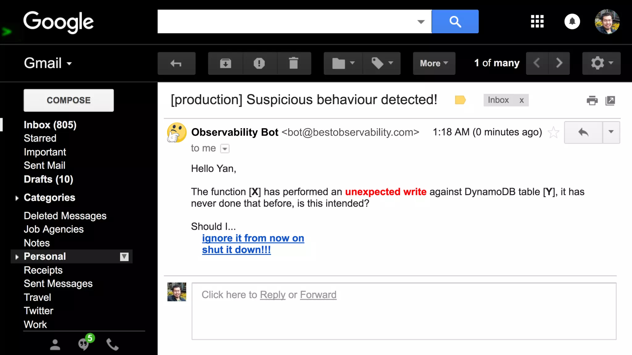 Observability Bot <bot@bestobservability.com>
 