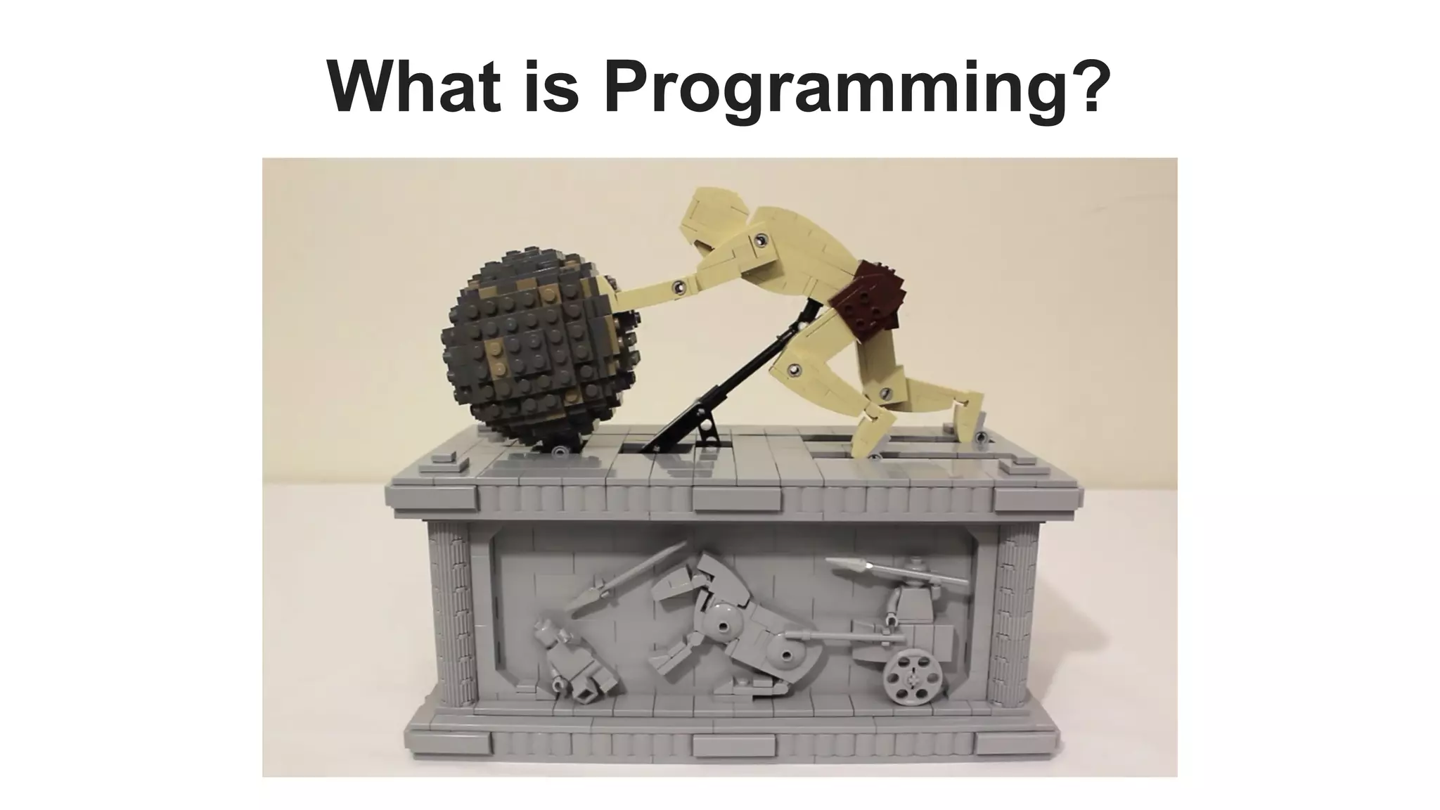 What is Programming?
 
