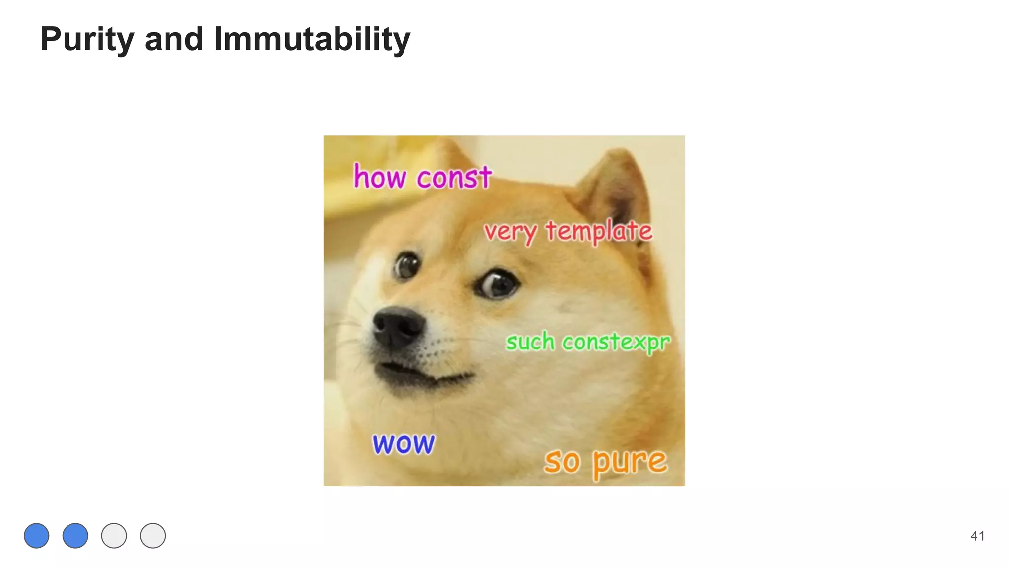 Purity and Immutability
41
 