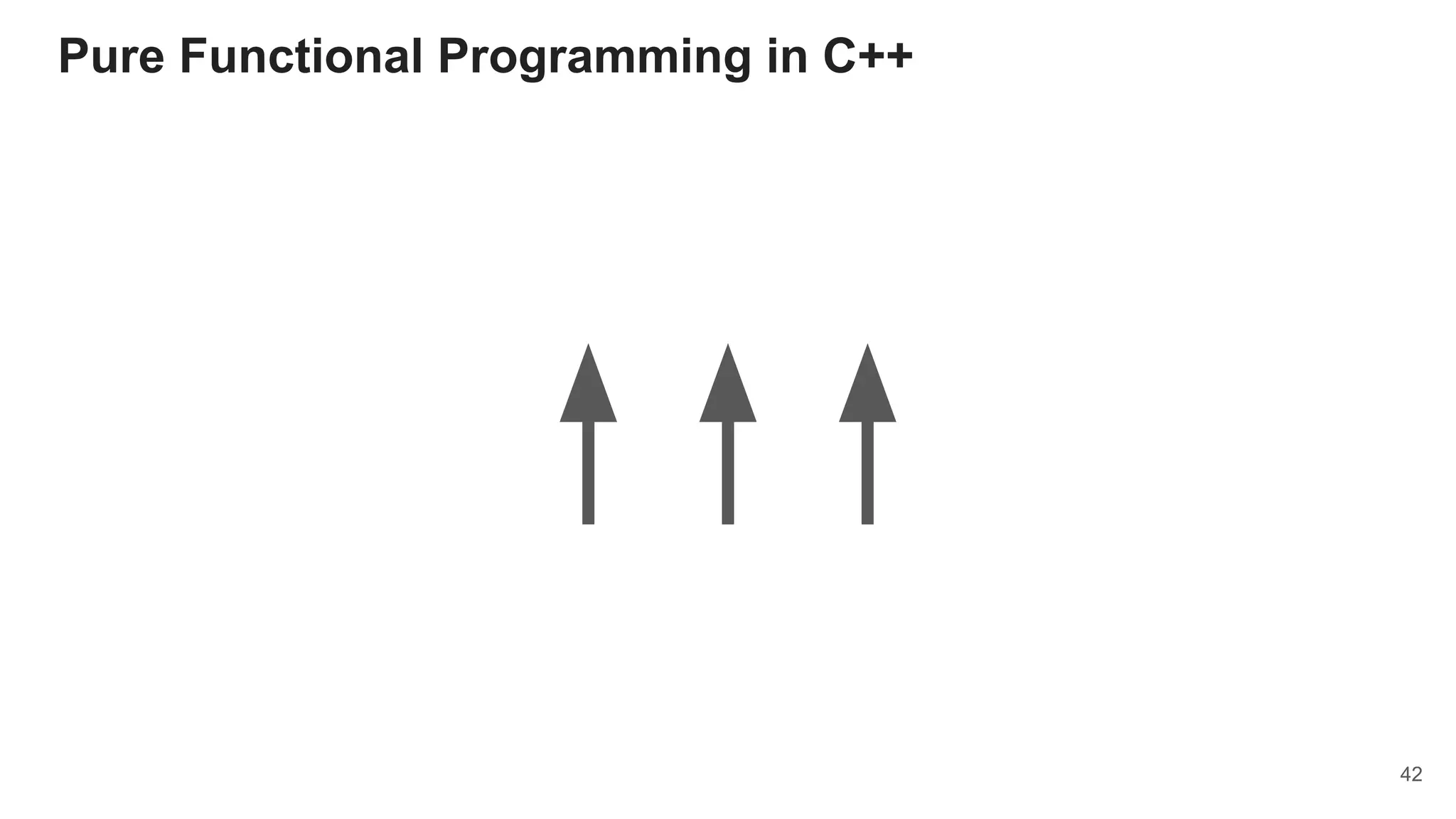 Pure Functional Programming in C++
42
 