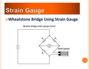 Wheatstone Bridge Using Strain Gauge
 