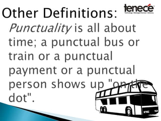PUNCTUALITY AND TIME | PPTX