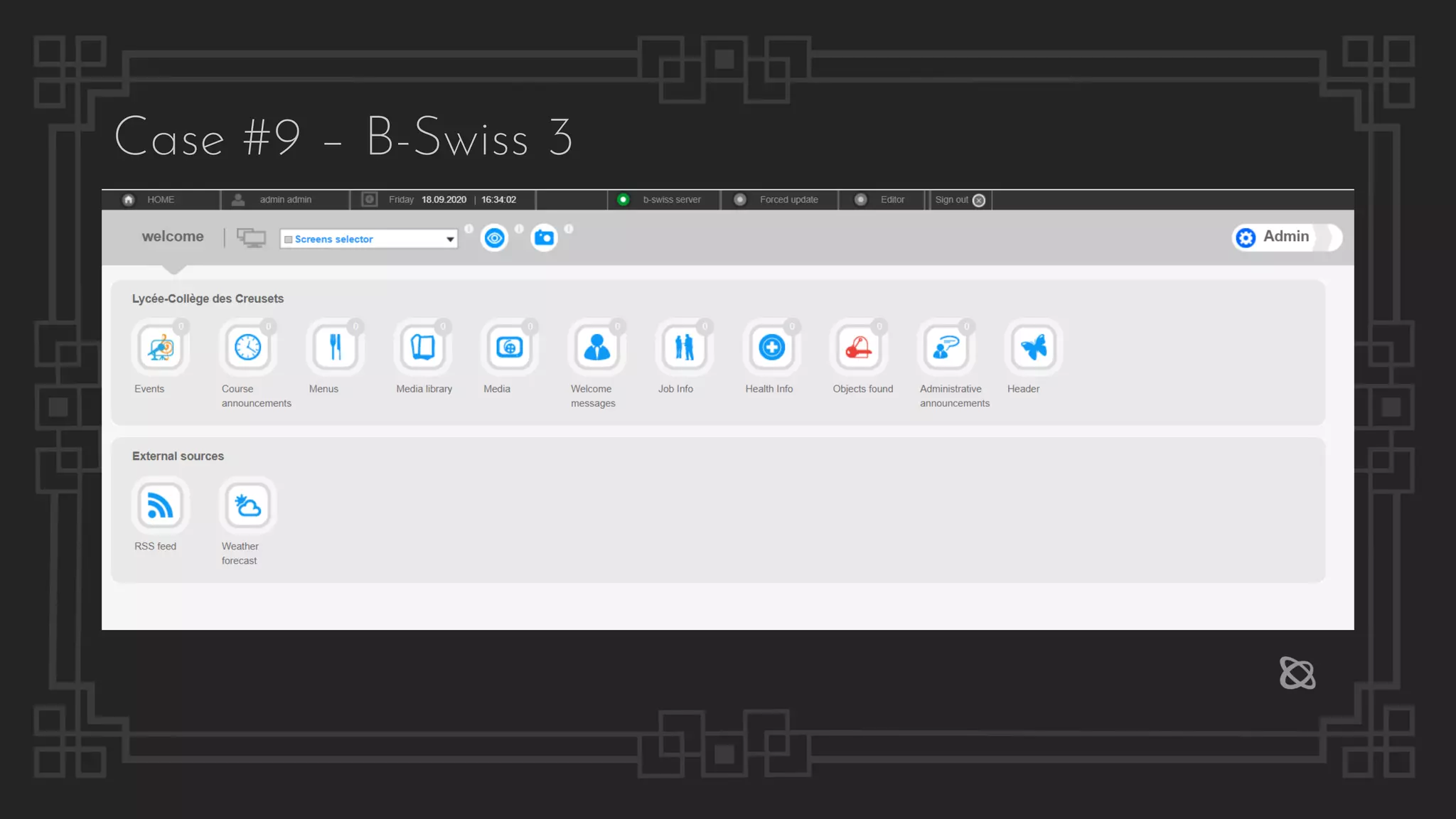 Case #9 – B-Swiss 3
 