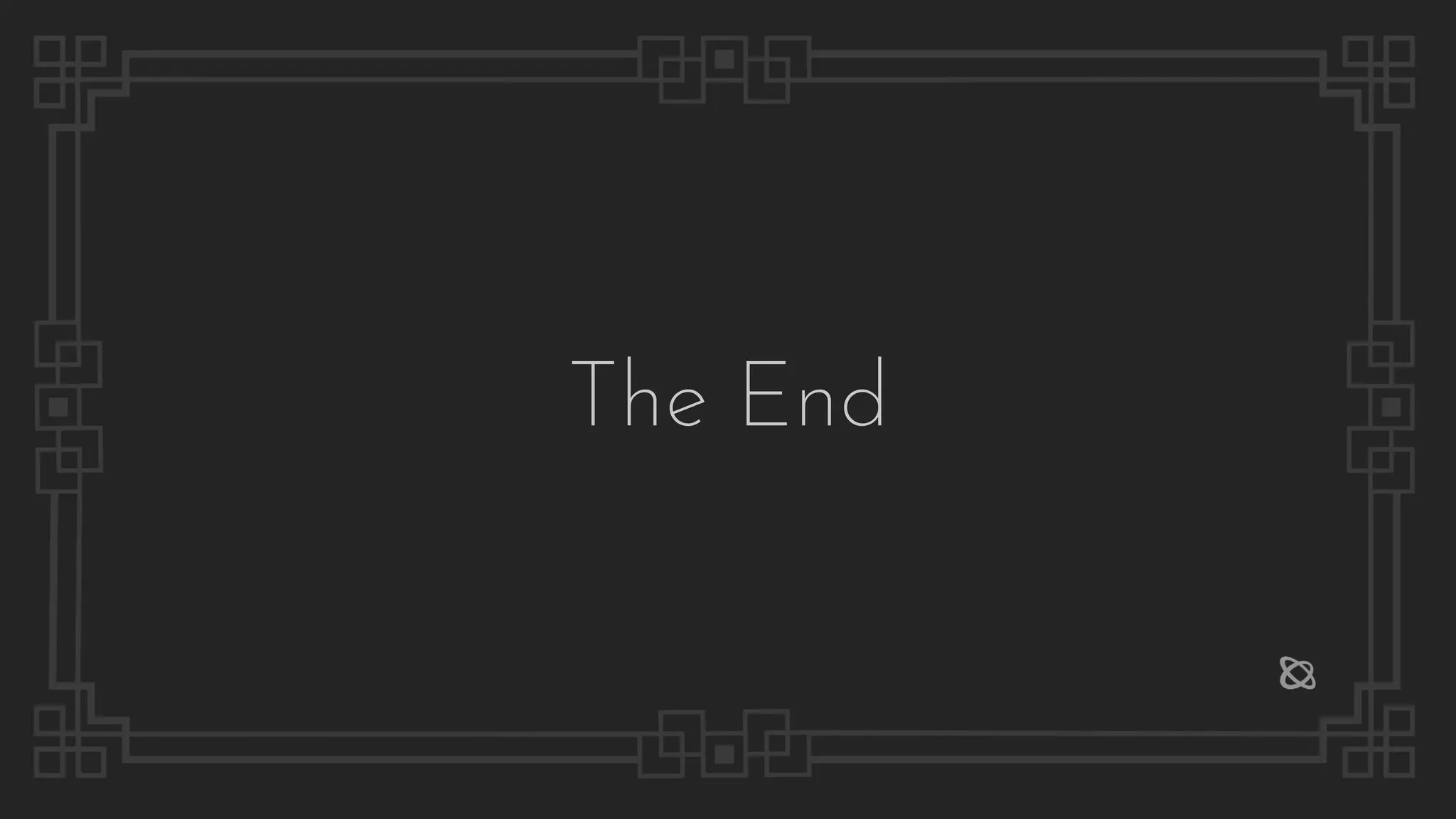 The End
 