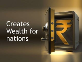Creates
Wealth for
nations

 