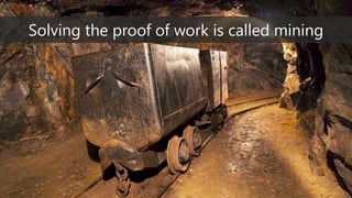 <Confidential> See Avanade’s Data Management Policy©2017 Avanade Inc. All Rights Reserved.
13
Solving the proof of work is called mining
 