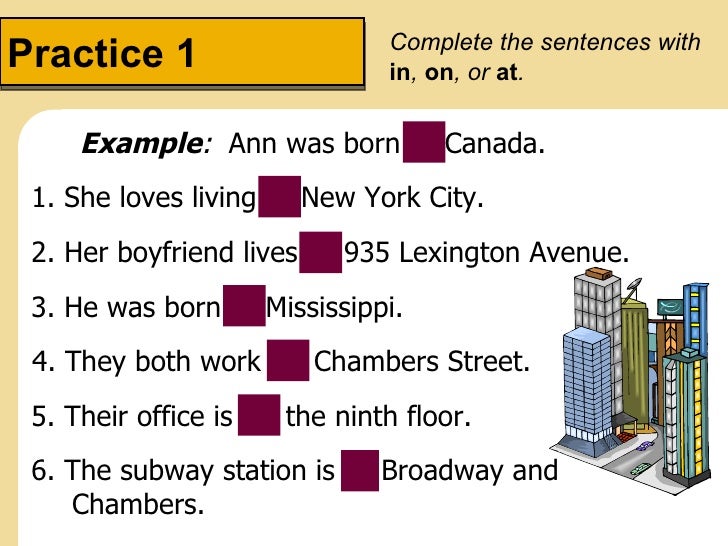 The present of be, questions with where, prepositions of place