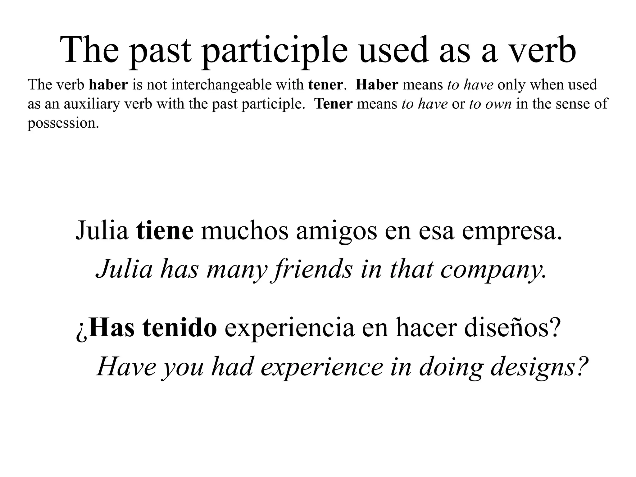 The Present Perfect Indicative PPT the-present-perfect-indicative-ppt