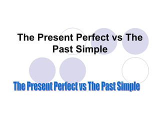 The Present Perfect vs The Past Simple The Present Perfect vs The Past Simple 