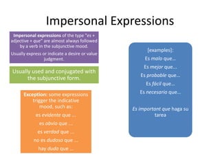 Impersonal Expressions
