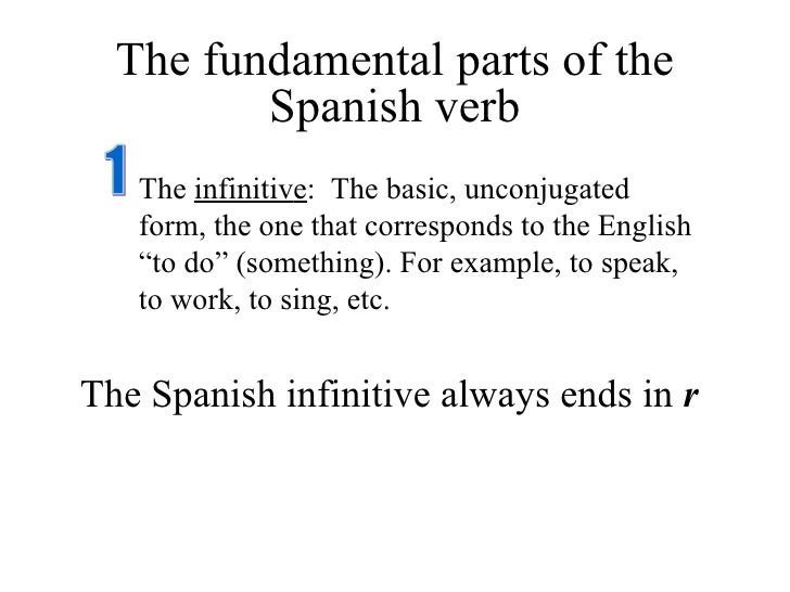 The present tense of regular -AR verbs