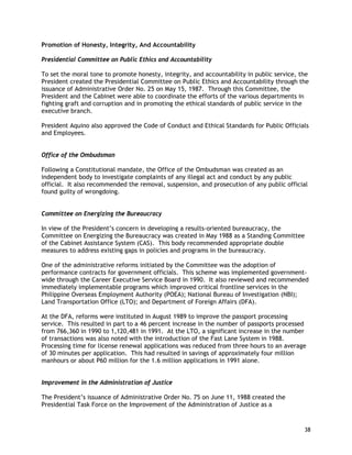 The President Report Corazon Aquino | PDF