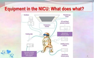 Equipment in the NICU: What does what?
4
 