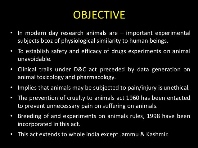 The Prevention Of Cruelty To Animals Act 1960