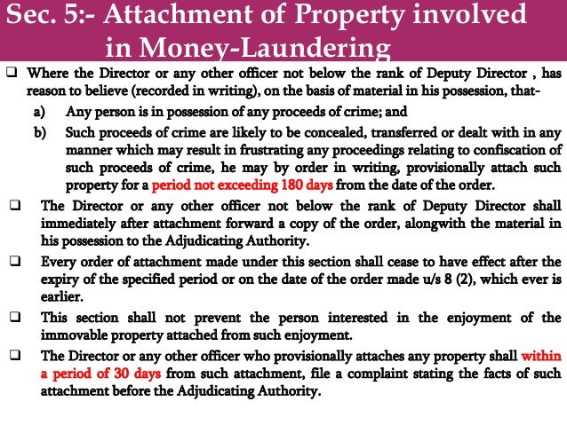 The Prevention Of Money Laundering Act 2002 2