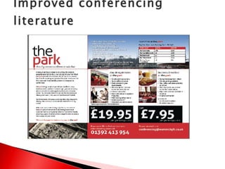 Improved conferencing literature 