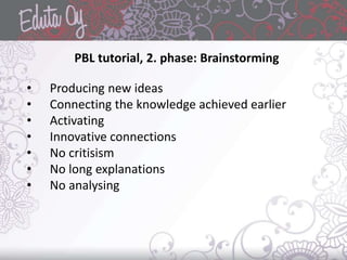 Problem Based Learning Go Phase The Principles and the Cycle of Problem-based Learning | PPTX