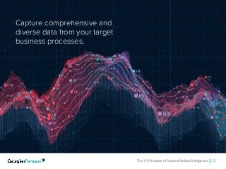 The 10 Principles of Applied Artificial Intelligence 57
Capture comprehensive and
diverse data from your target
business processes.
 
