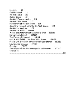 The Principles of Bio-Well Analysis Based on Kirlian Photography | PDF