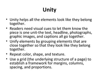The principles of design | PPT