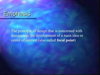 The principles of design 1