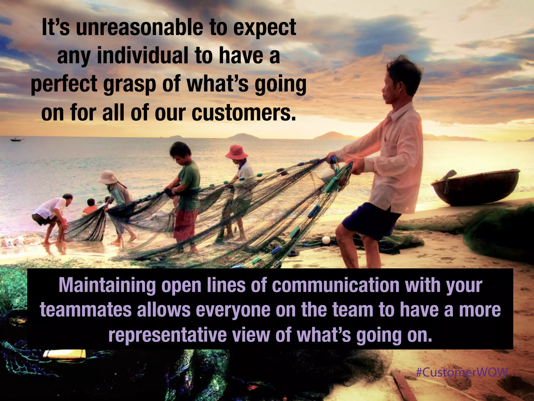 81% of companies
    with strong capabilities and
    competencies for delivering
       customer experience
    excellence are outperforming
          their competition.
Peppers & Rogers Group - 2009 Customer Experience Maturity Monitor
 