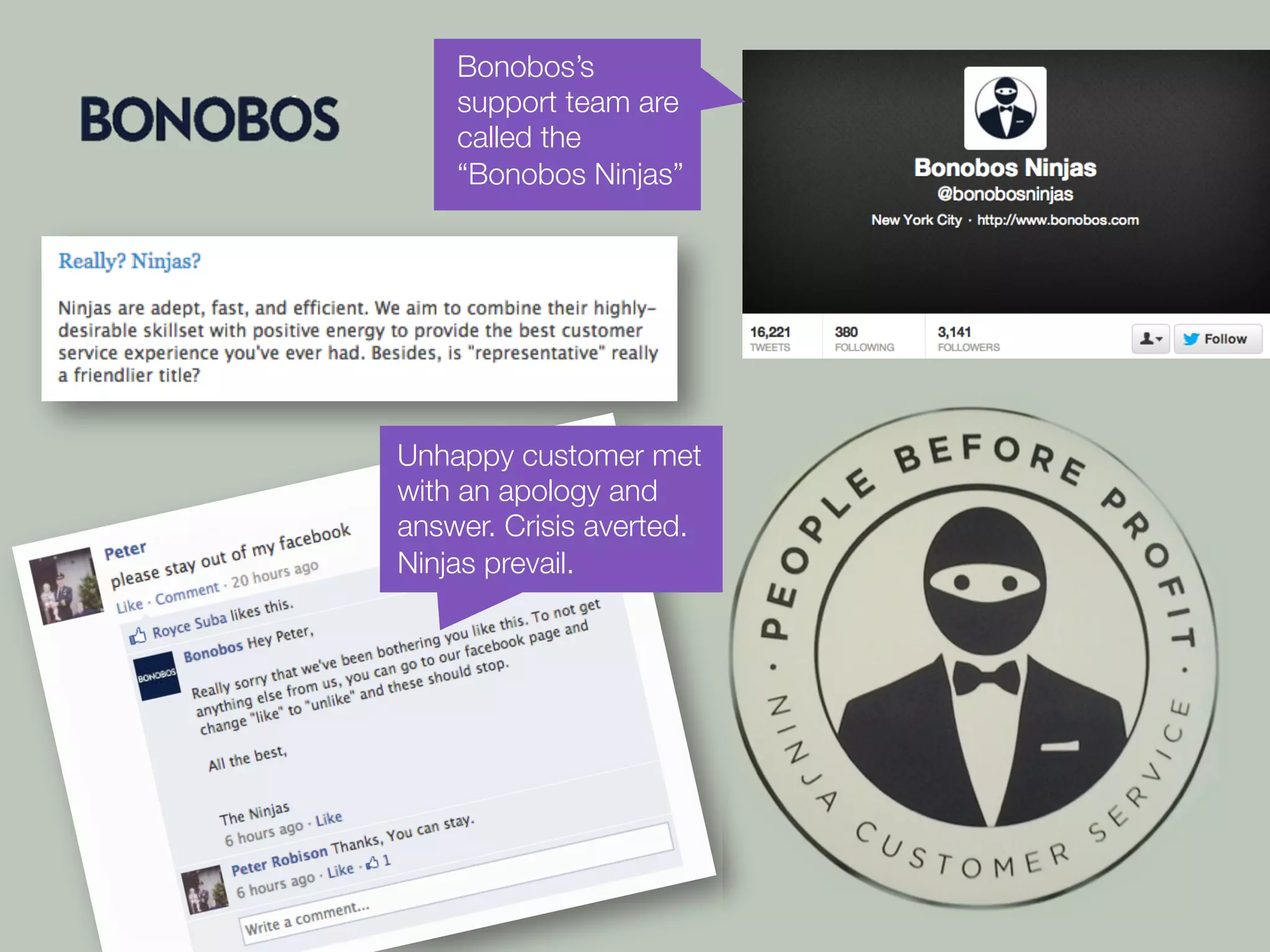 Check out
their
promise to
customers




               Happy
             customers
             all around
 