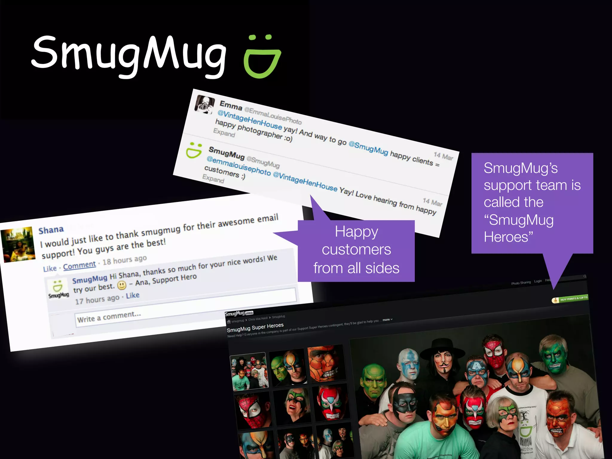 Bonobos’s
    support team are
    called the
    “Bonobos Ninjas”




Unhappy customer met
with an apology and
answer. Crisis averted.
Ninjas prevail.
 
