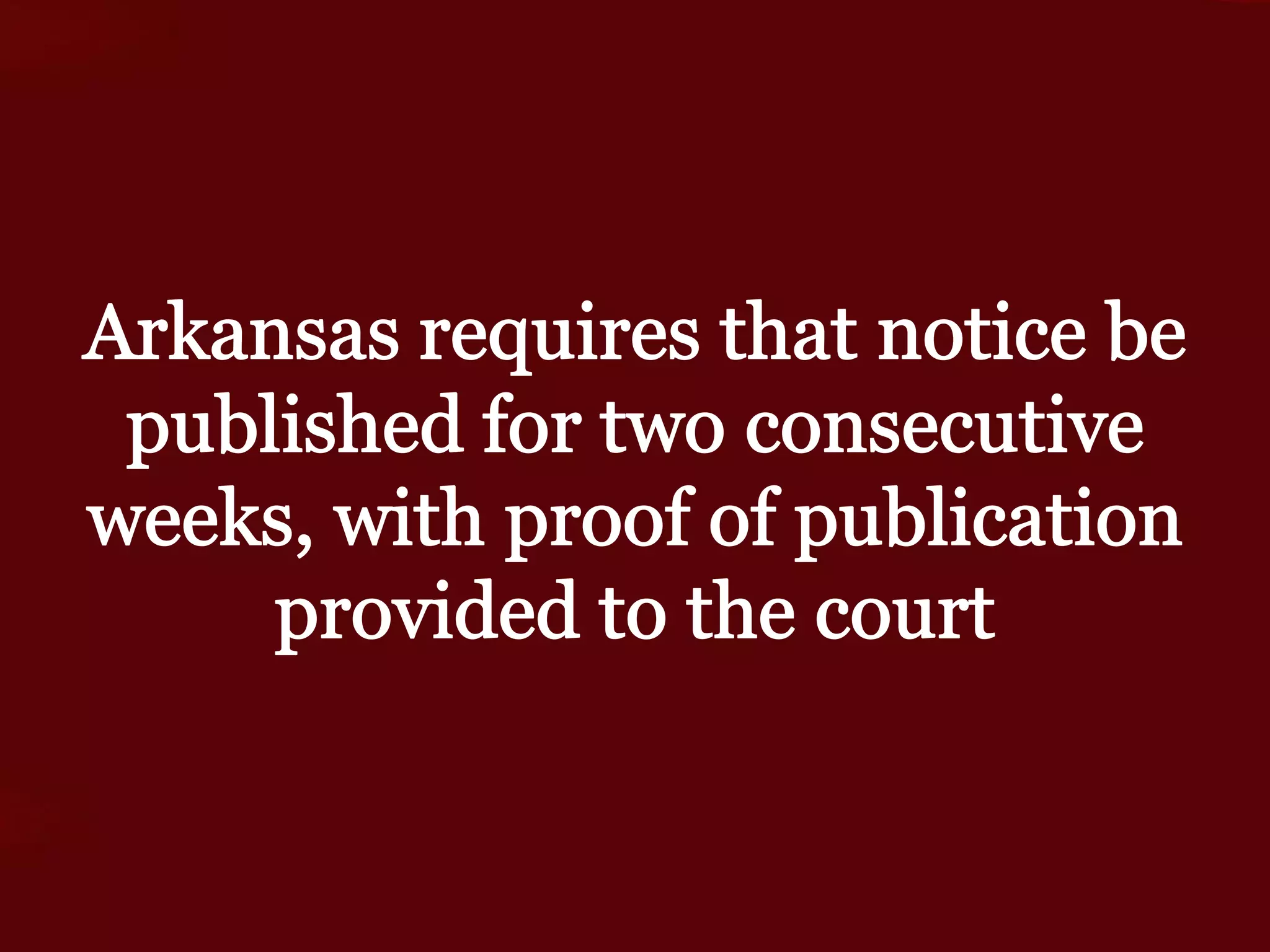 The Probate Process in Arkansas