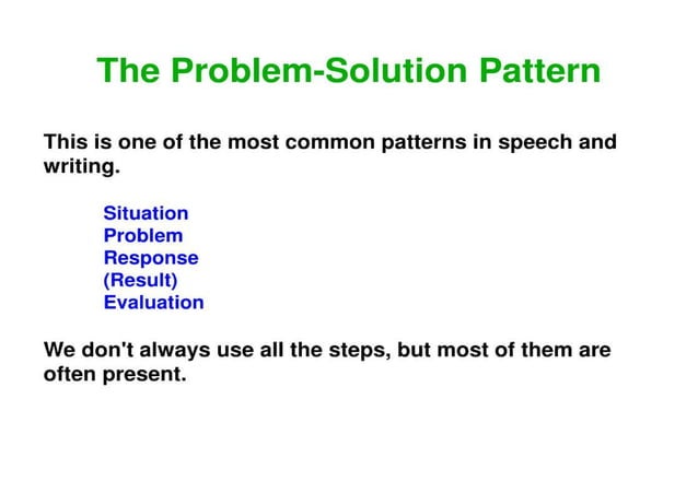 The Problem-Solution Pattern | PDF | Technology & Computing