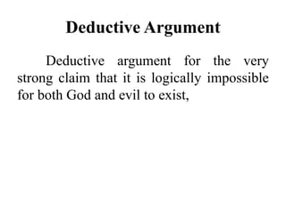 The problem of evil | PPTX