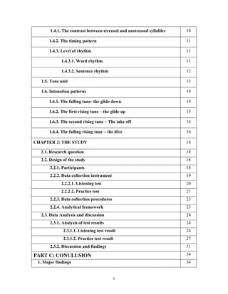 The problems in learning English intonation of 11th form students at ...
