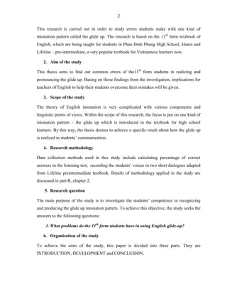 The problems in learning English intonation of 11th form students at ...