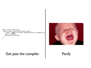 Pacify Get past the compiler 