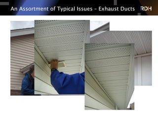 An Assortment of Typical Issues – Exhaust Ducts
 