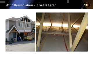 Attic Remediation – 2 years Later
 
