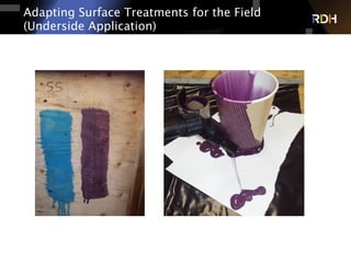 Adapting Surface Treatments for the Field
(Underside Application)
 